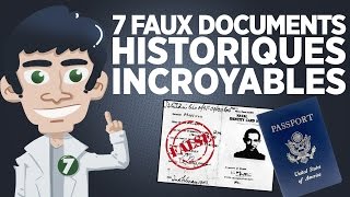 7 faux documents historiques incroyables