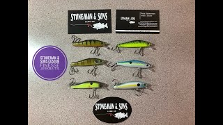 Northeast Bass Fishing - Stoneman \u0026 Sons Lure Co. Custom Finesse Jerkbaits