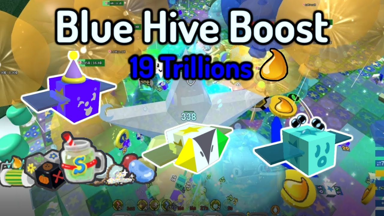 19 Trillions Blue Hive Boost - Bee Swarm Simulator - YouTube