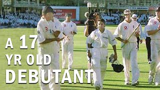 Who scored 19 runs & got a standing ovation from the England team | 2002 Test Series | Cricket