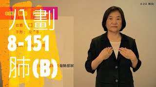 臺灣手語語料彙整【肺B】8 151