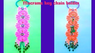 How to make macrame key hanger new design for beginners