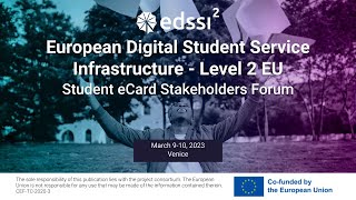 EU Student eCard Stakeholders Forum - Day 2