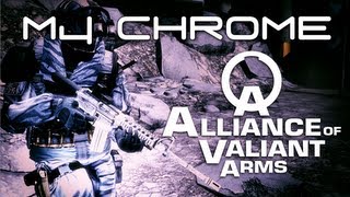 AVA SnowShovel M4 Chrome Gameplay [Alliance of Valiant Arms]