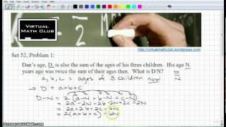 Set 52 Problem 1