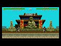 mortal kombat 1 mega drive sega genesis gameplay full hd longplay