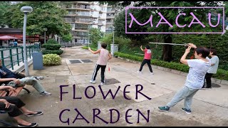 [4K] Walking Macau: Flora Garden  二龍喉公園  Jardim da Flora  @ Guia Hill - Flower Garden