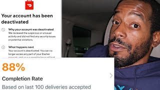 Doordash Will Deactivate Alot of Dashers On Decenmber 6 2023