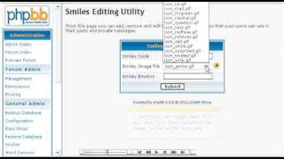 Managing smilies in PHPBB