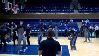 Duke Pregame Warmups 2 - 12-28-13