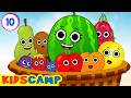 Ten Little Fruits + Nursery Rhymes & Kids Songs By @kidscamp ​