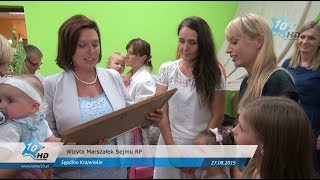 Małgorzata Kidawa-Błońska - marszałek Sejmu RP w Sępólnie Krajeńskim, 27.08.2015 r.