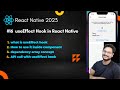 #16 How to useEffect Hook in React Native #reactnative #hook  #useeffect