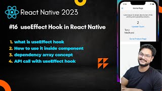 #16 How to useEffect Hook in React Native #reactnative #hook #useeffect