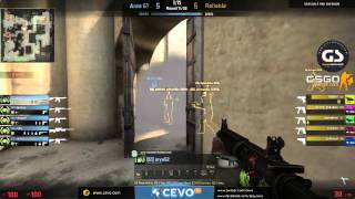 CEVO-Pro CS:GO Season 5: Area 51 vs. Reliable - Week 1:2 on de_dust2