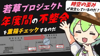 底辺ずんだもんが若草プロジェクト会計書類の時空のゆがみを重箱チェックするのだ【貸借対照表は時空をつなぐ】