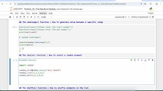 The choice() Function in Python | How to select a random element in Python
