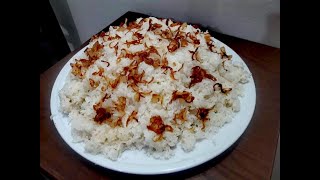 সহজ পদ্ধতিতে ঝরঝরে সুস্বাদু পোলাও রেসিপি/White Pulao/Polao Ranna in Bengali/সুস্বাদু পোলাও রেসিপি😋😋