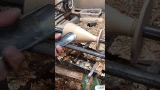 High Speed Wood Turning A Cone With a Lathe
