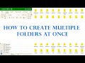 How to create multiple folders at once | AppsTube| AponRahman