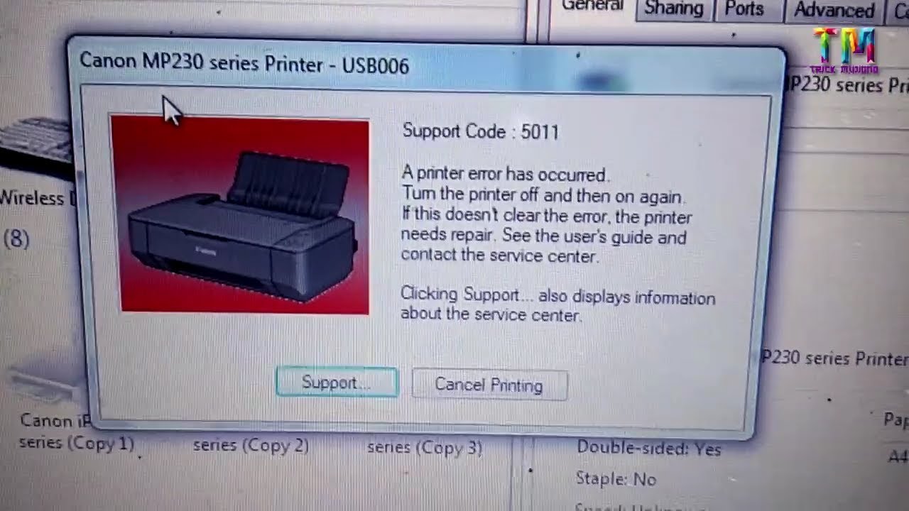 Cool Cara Mengatasi Printer Canon Mp280 Error B200 References ...