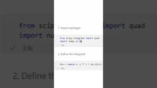 How to calculate integral using SciPy in Python