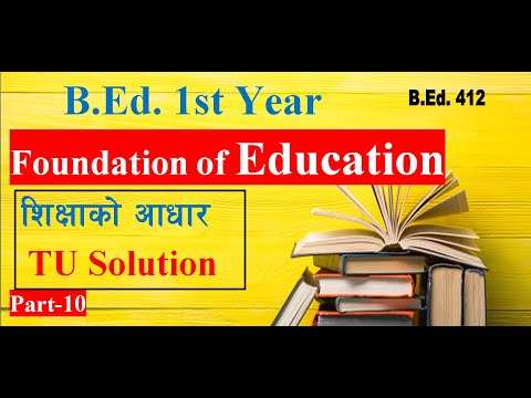 शिक्षाको आधार/Education/Unit 9- Local And District Level Plans/TU ...