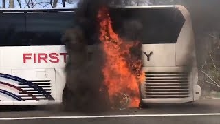 Dr. Oz Pulls Off Highway To Help Students After Bus Catches On Fire