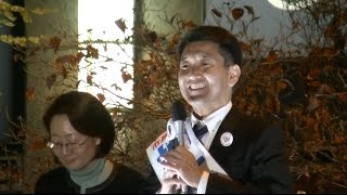 くりはら貴子　柳本あきら　最終街頭演説　梅田・ヨドバシ前【2015.11.21】