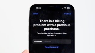 How To FIX Billing Problem Error On ANY iPhone! (2024)