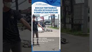 Panik Terpergok Warga saat Hendak Mencuri Motor, Maling di Bekasi Tembakan Pistol Lukai Kaki Bocah