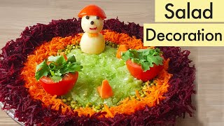 Salad Decoration | Quick Salad Decoration Ideas #shorts