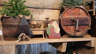 MUST WATCH! Most Fun Antique Vintage Primitive Shopping Christmas Open House