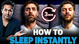 How to SLEEP INSTANTLY in 3 Minutes | The SCIENCE of Sleep Decoded