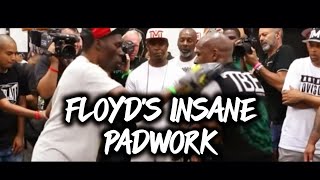 Reacting to Floyd Mayweathers INSANE Pad work 😱