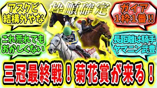 『三冠最終戦！菊花賞が来る！』に対するみんなの反応