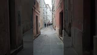 NARROW STREETS OF PIRAN TOWN SLOVENIA 🇸🇮 #SHORTS #slovenia #slovenija