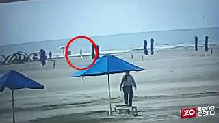 Mujer fue impactada por un rayo cuando se bañaba en una playa en Cartagena