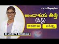 అండాశయ తిత్తి (సిస్ట్) – కారణాలు,  చికిత్స | Ovarian Cyst in Telugu | Dr Vindhya Gemaraju