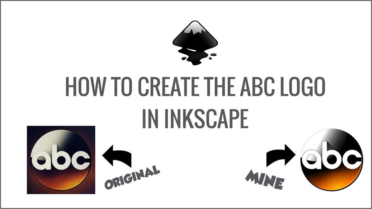 Inkscape Tutorial Abc Logo Youtube