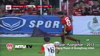 MTUTD.TV Thitipan  Puangchan The Best Young Players 2013