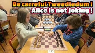 WFM Alisa Yunker (2192) | Alice | - German Yunker (1816) | Tweedledum | - Blitz