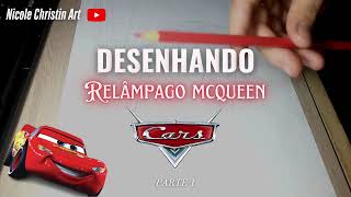 🔴DESENHANDO O RELÂMPAGO MCQUEEN / PART. 1 ✍🏻#desenho #carros #desenhosanimados #relâmpagomcqueen