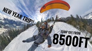 Paragliding At Solang Valley | New Year Trip 2025