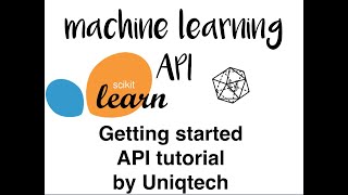 Getting started with Scikit Learn Machine Learning API - read documentation like a pro