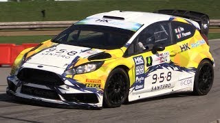 Ford Fiesta WRC in Action at Franciacorta,Motors and Milano Rally Show