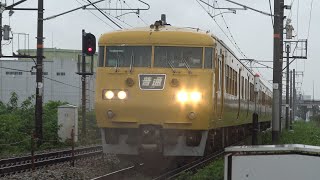 【4K】JR山陽本線　普通列車117系電車　ｵｶE-04編成