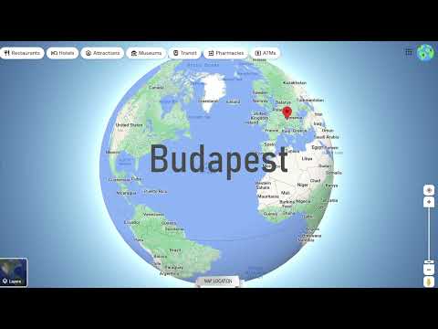 Where is Budapest located in the world?