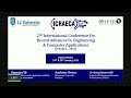 2nd international conference on research advances in engineering u0026 computer applications