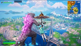 LE BOSS GODZILLA est sur LA MAP FORTNITE CHAPITRE 6! (Godzilla fortnite Saison 1 chapitre 6)